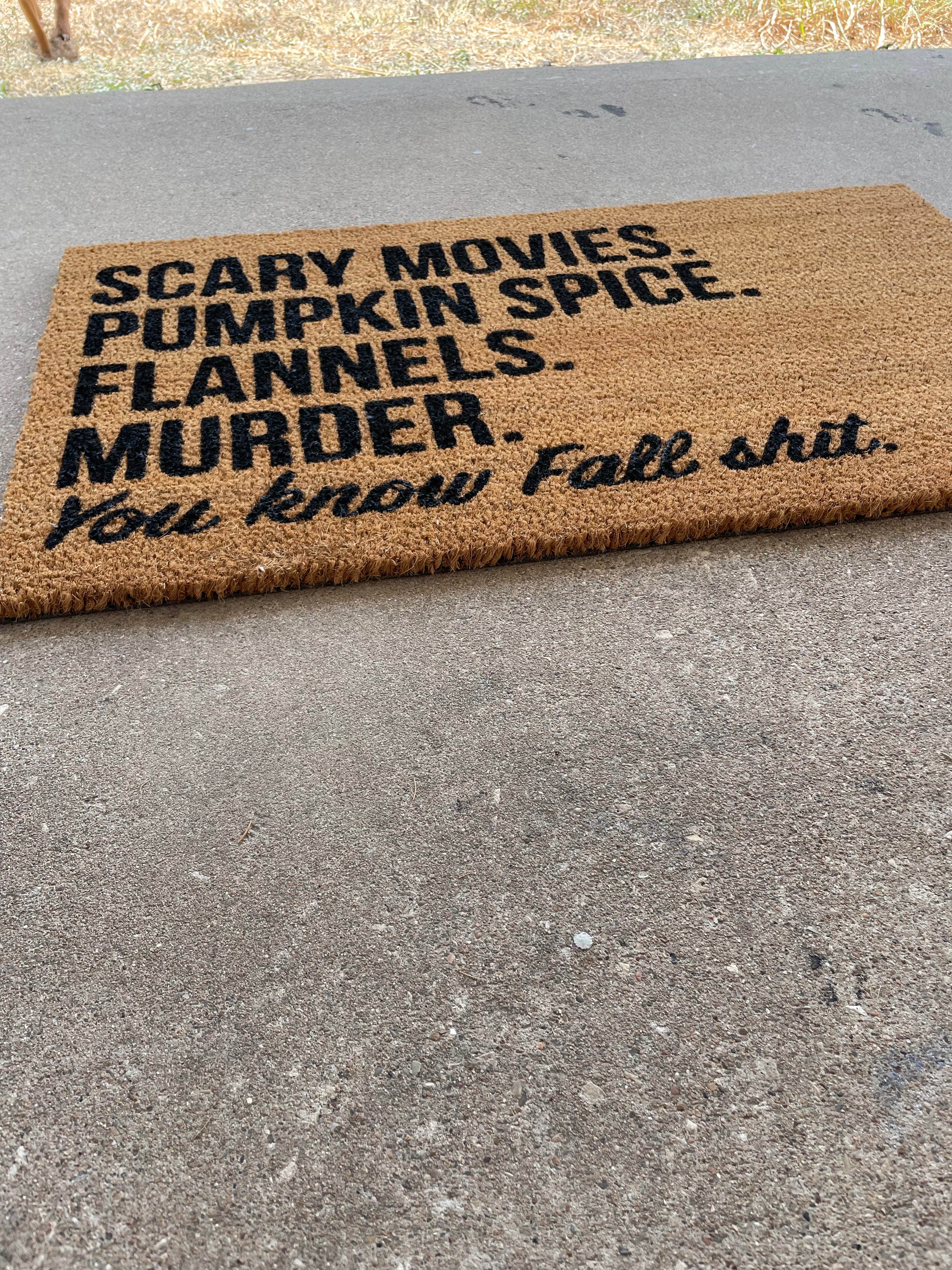 Fall Shit Doormat
