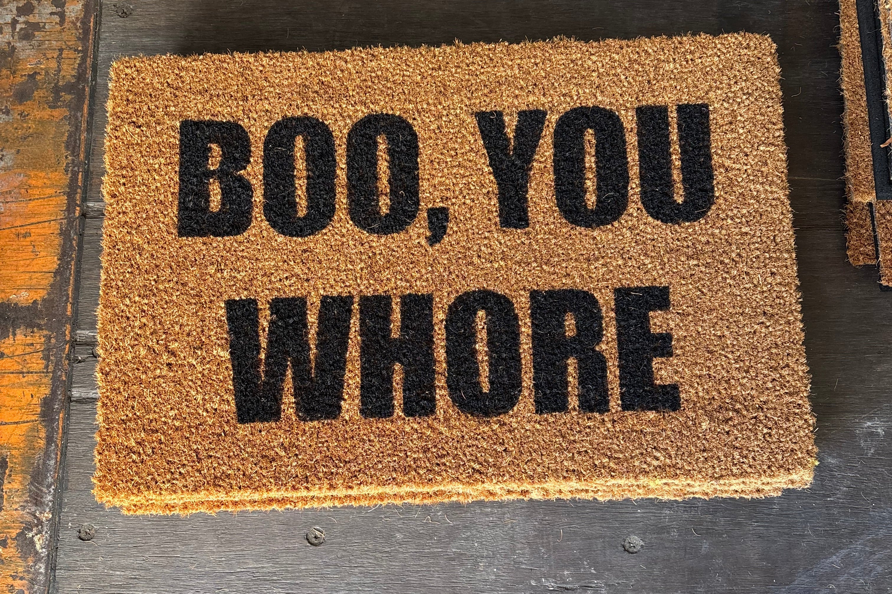 Boo You Whore Doormat