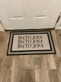 Beetlejuice Doormat