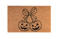 Jack O'Lantern Ribbon Doormat