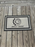 The Doormat District doormat Hello There Blink 182 Logo 