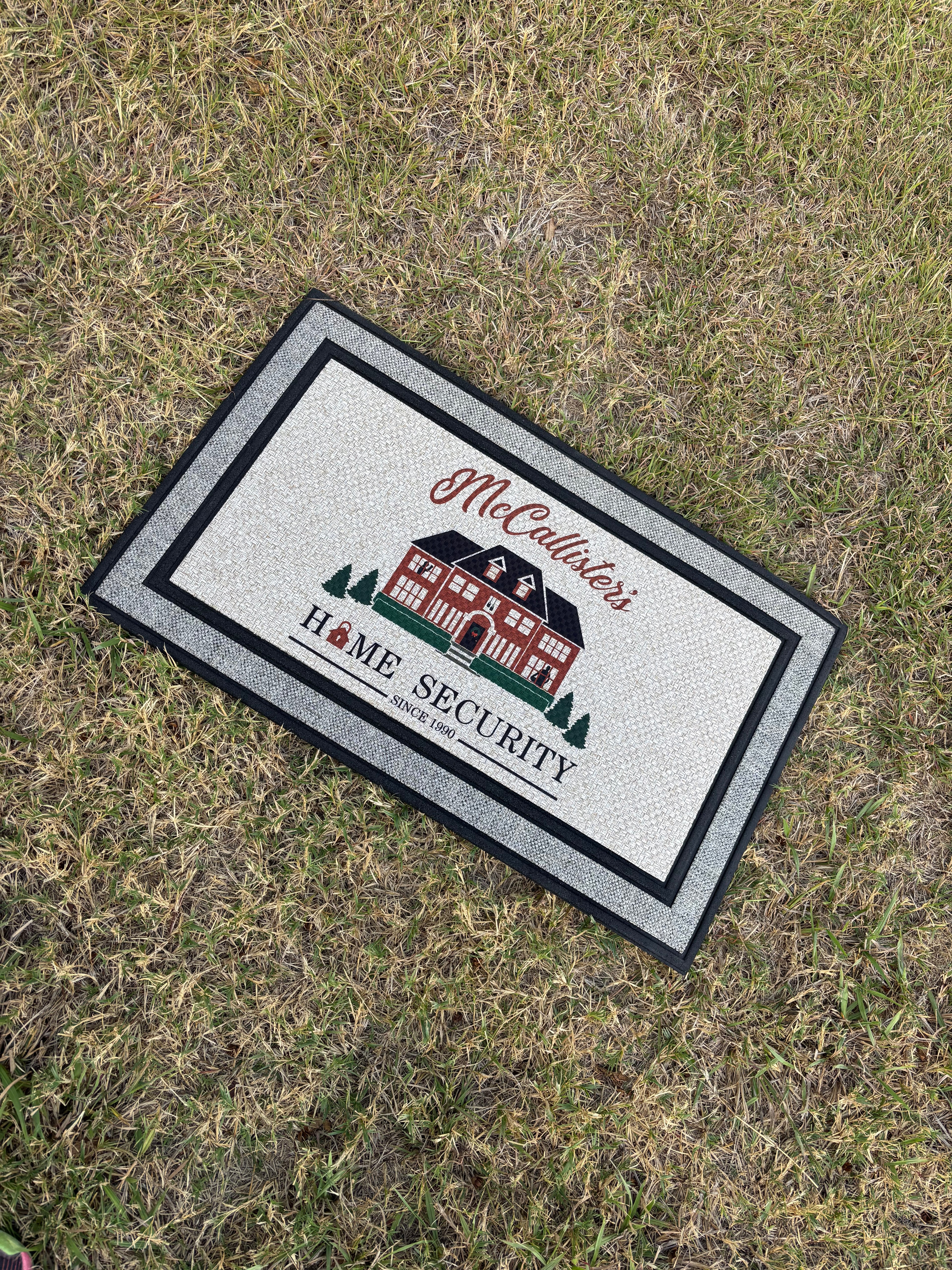 The Doormat District doormat McCallister's Home Security 