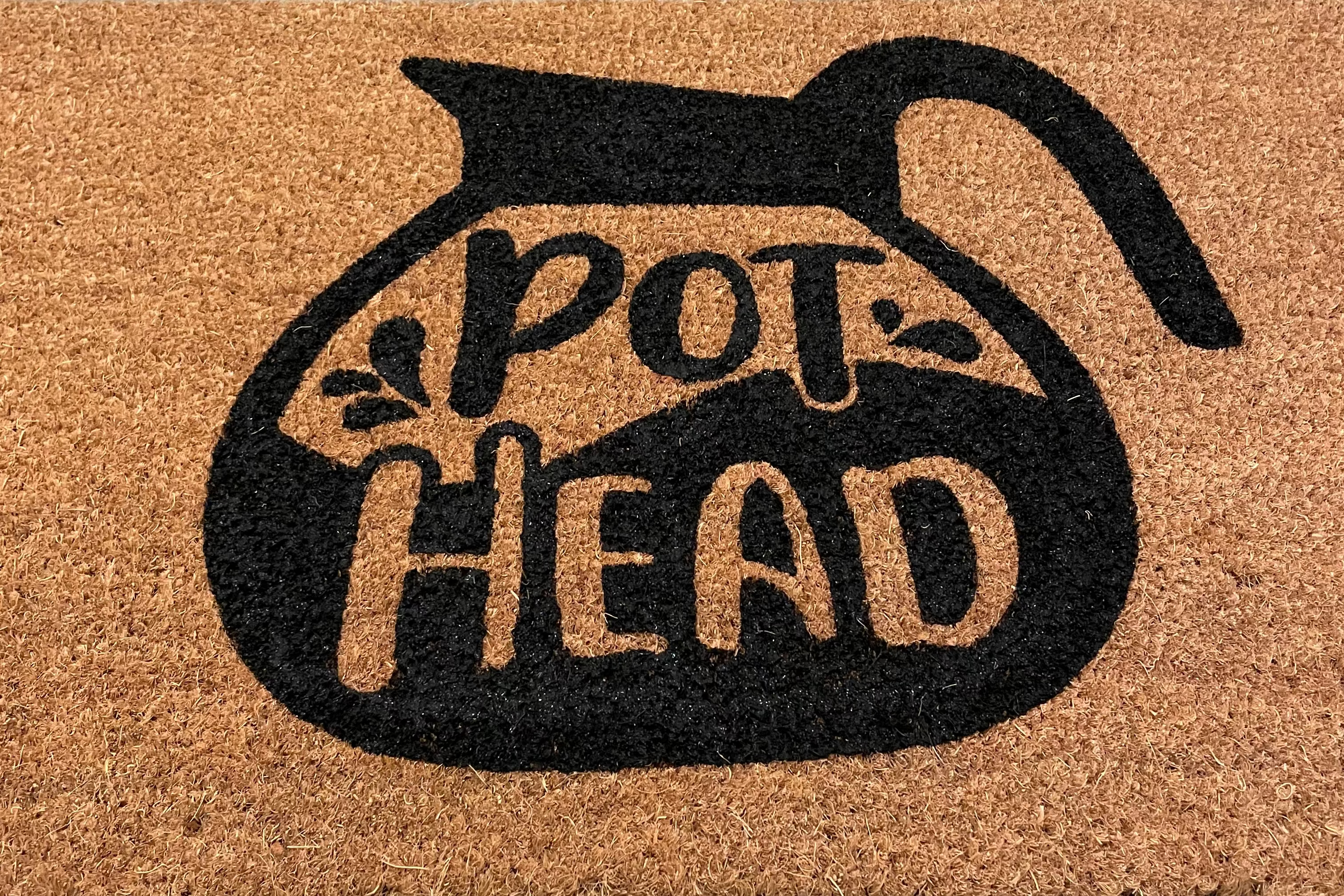 The Doormat District doormat Pot Head Coffee Pot 