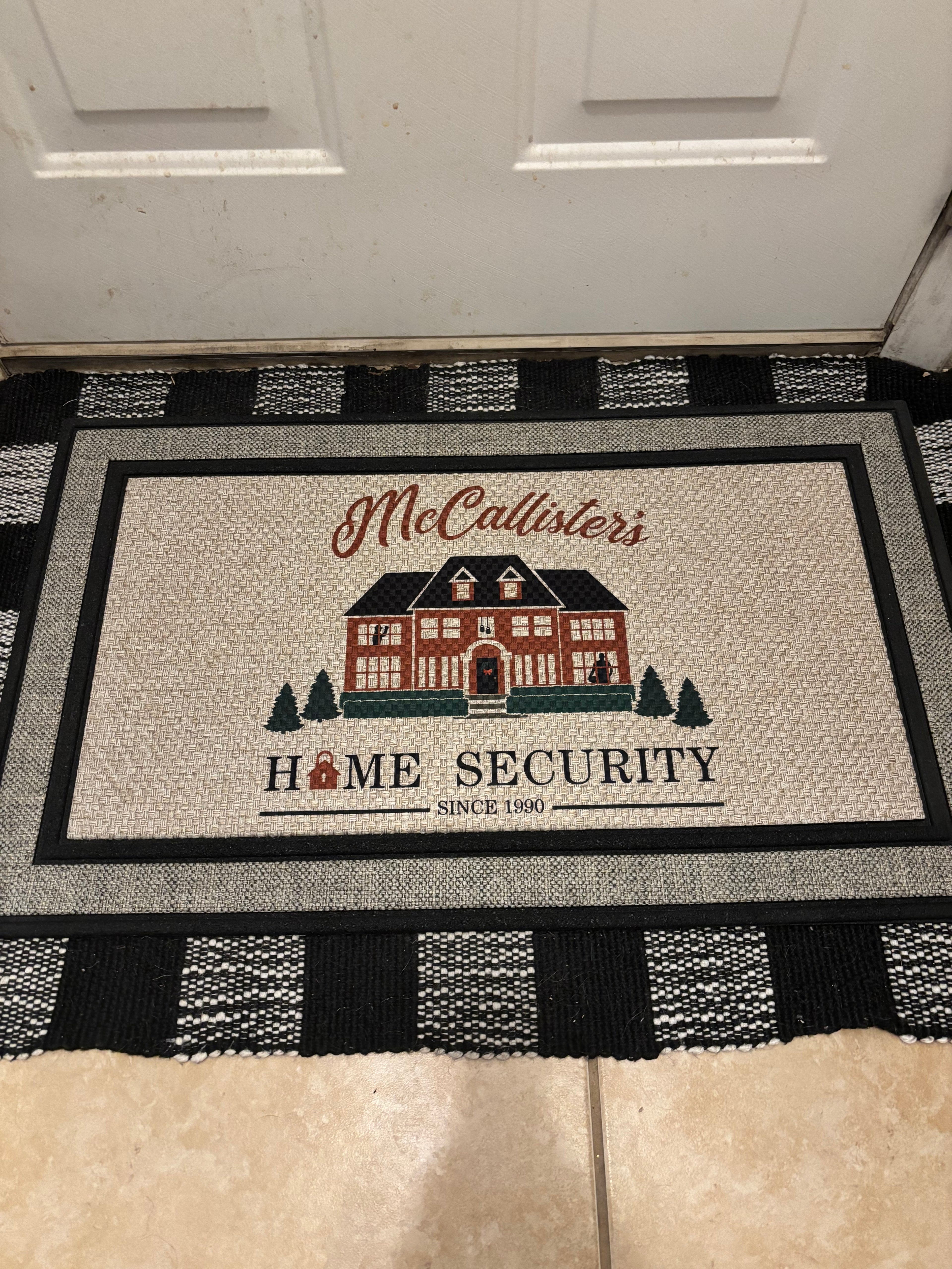 The Doormat District doormat McCallister's Home Security 