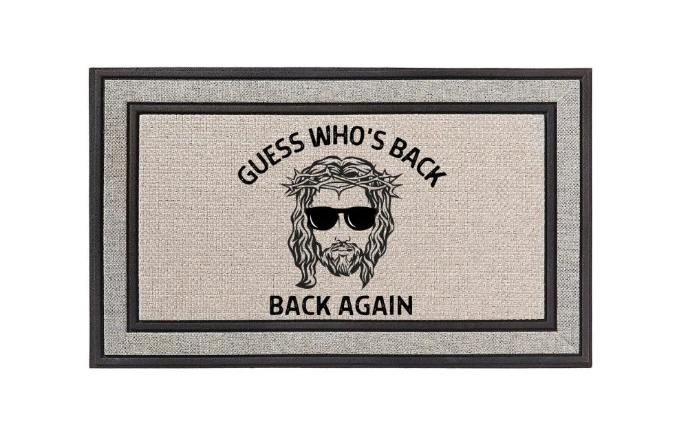 Guess Who's Back Doormat