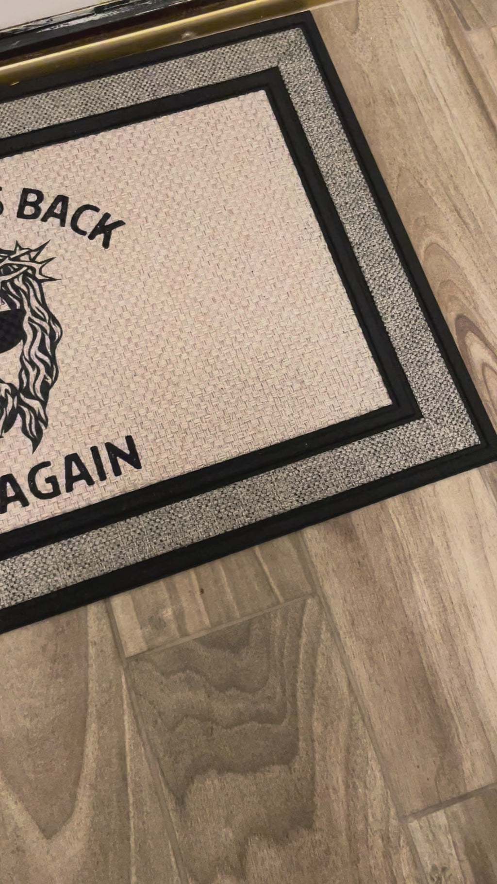 Guess Who's Back Again Doormat 