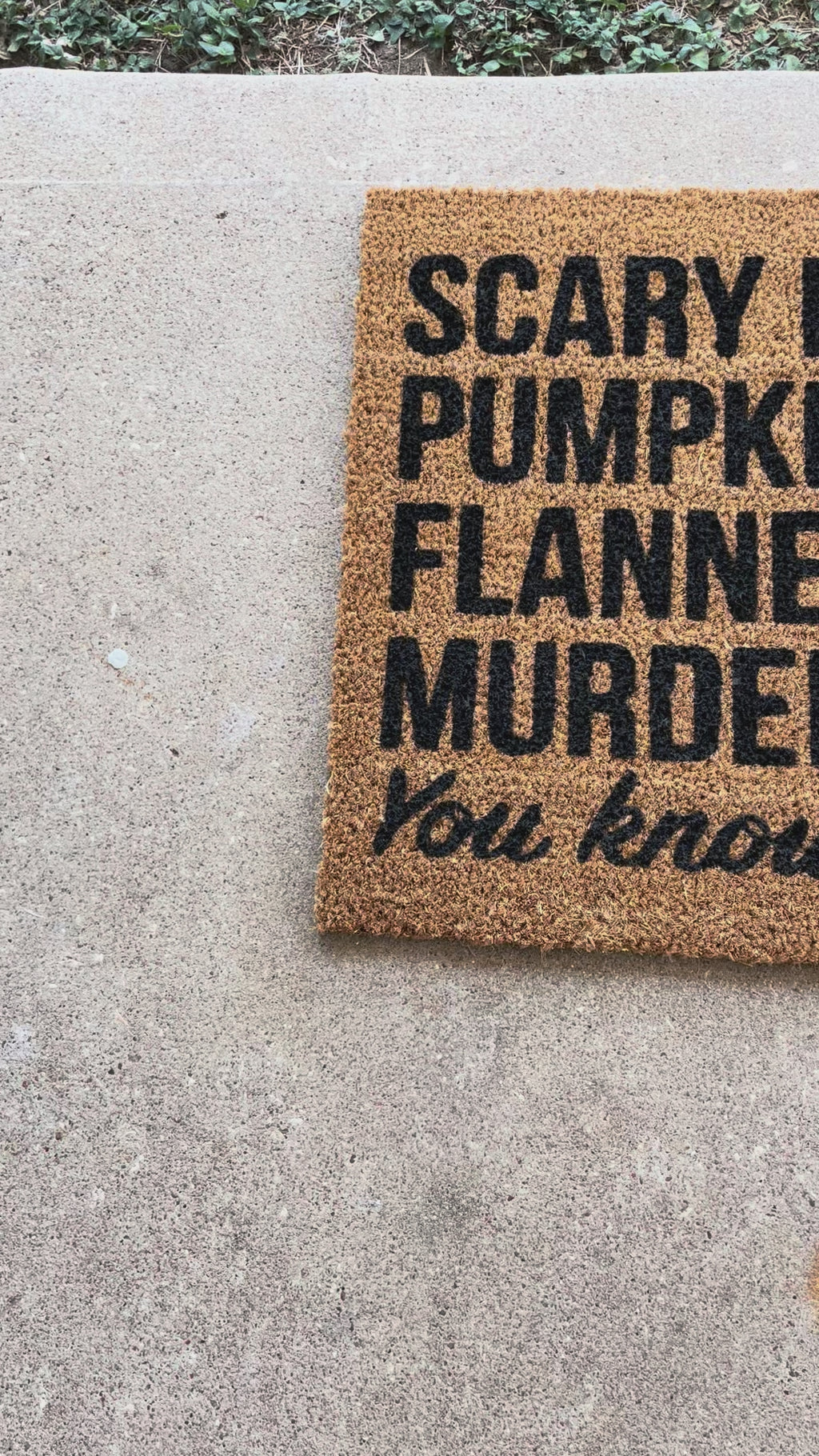Fall Shit Doormat