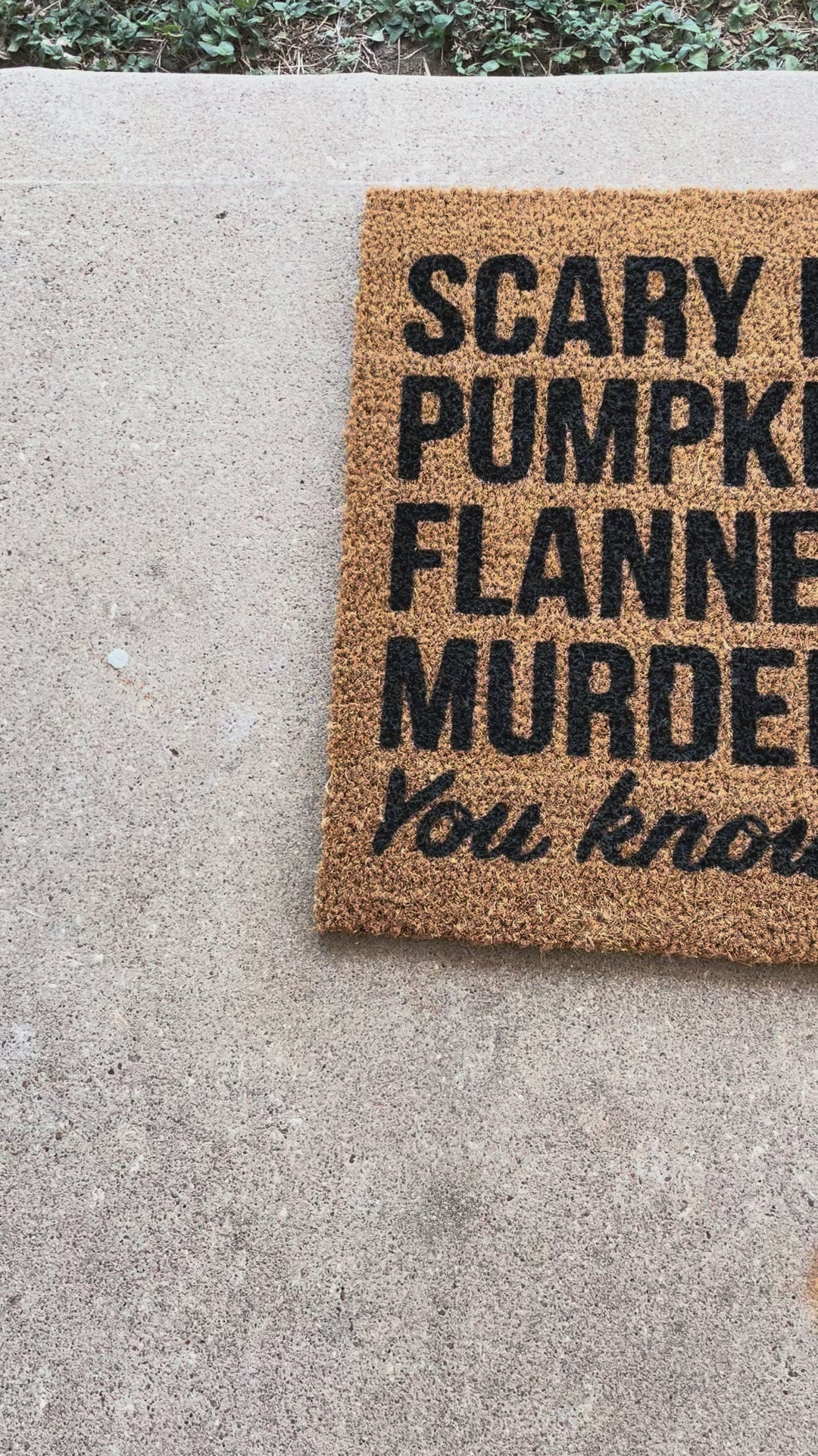 Fall Shit Doormat