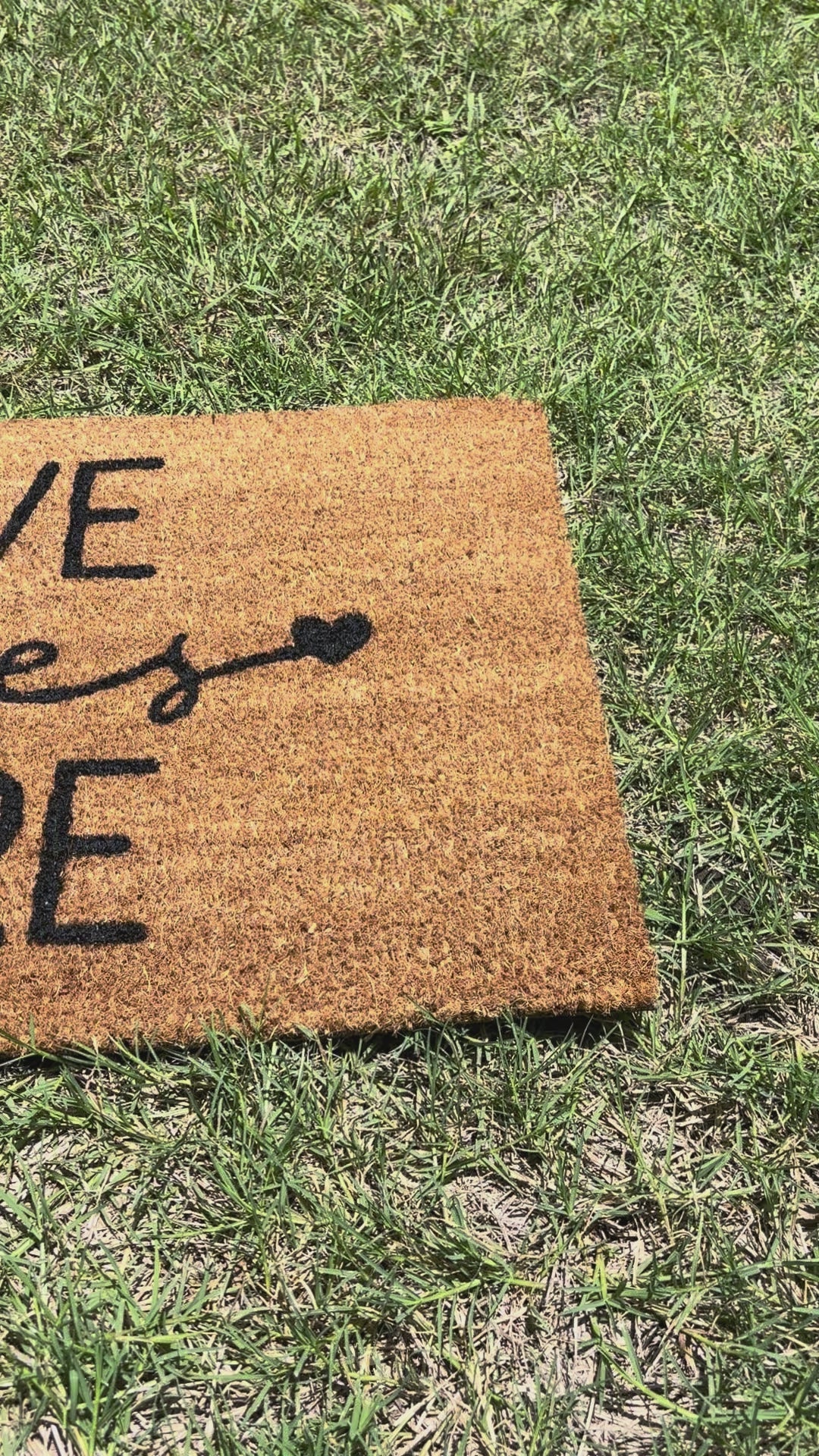 Love Lives Here Doormat 