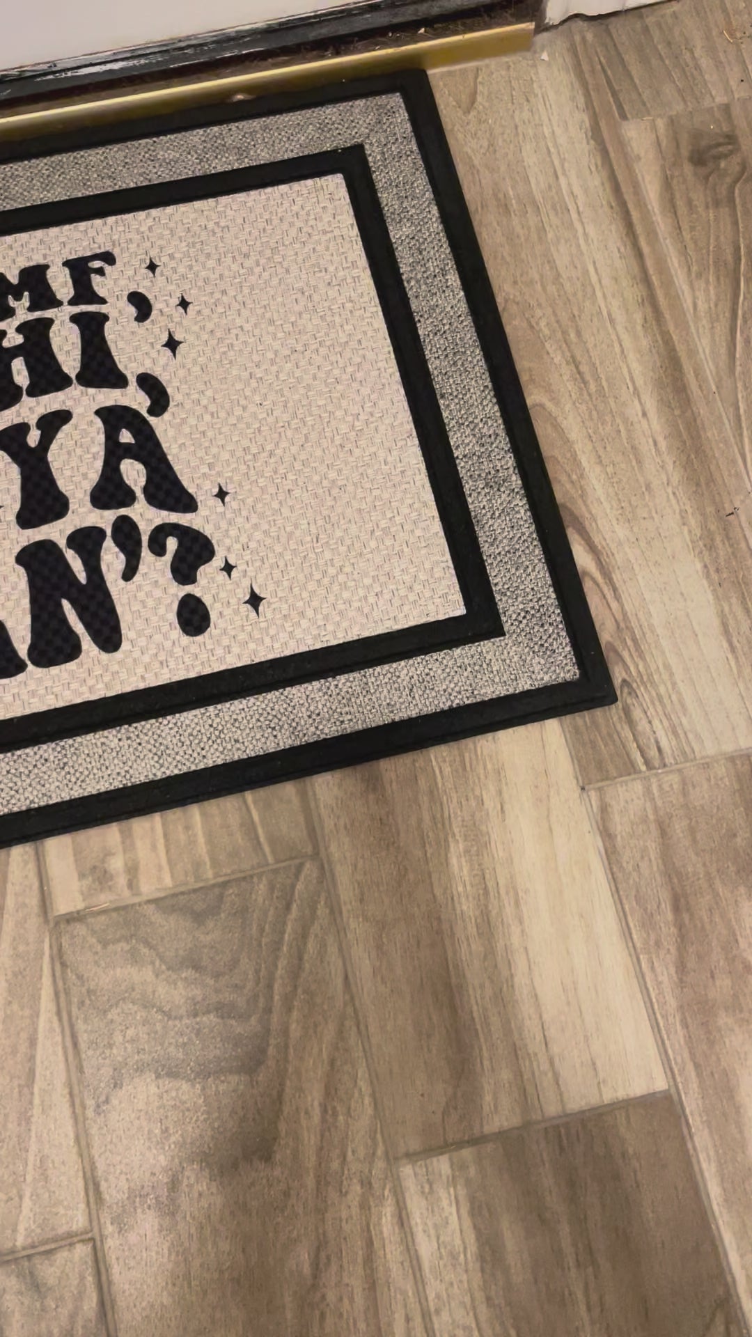 The Doormat District doormat Hello Mf Hey Hi How Ya Durrn Lil Wayne Quote